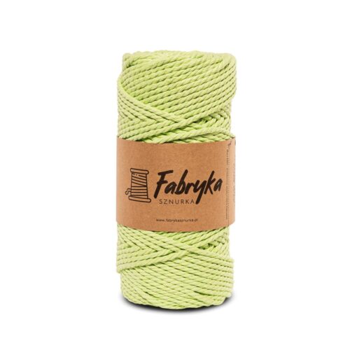 Sznurek do makramy 3PLY – wiosenna zieleń 5mm