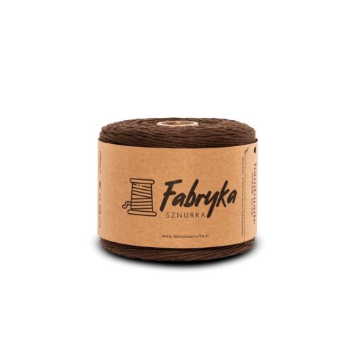 Sznurek skręcany pojedynczo – brązowy 2mm