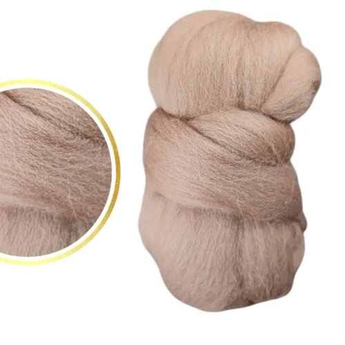 Wełna czesankowa – cappuccino