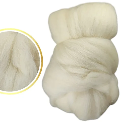 Wełna czesankowa – naturalna