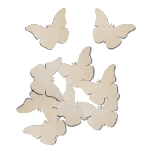 Scrapki – drewniane motylki 1,5cm 10szt