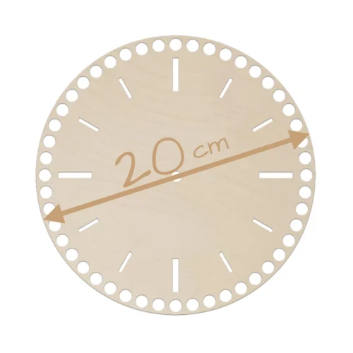 Baza drewniana do zegara – 20 cm