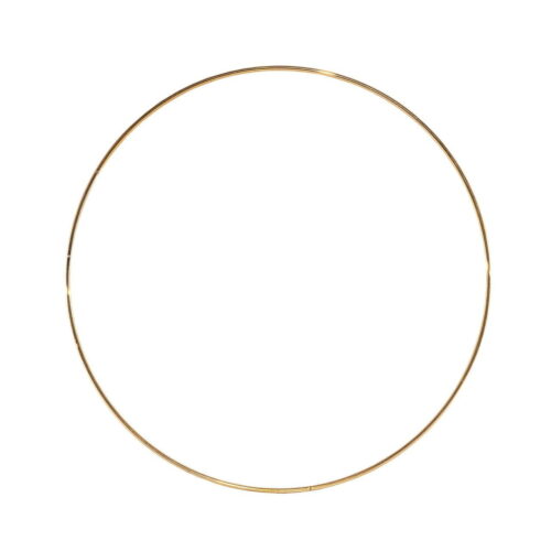 Stelaż metalowy – okrągły/złoty