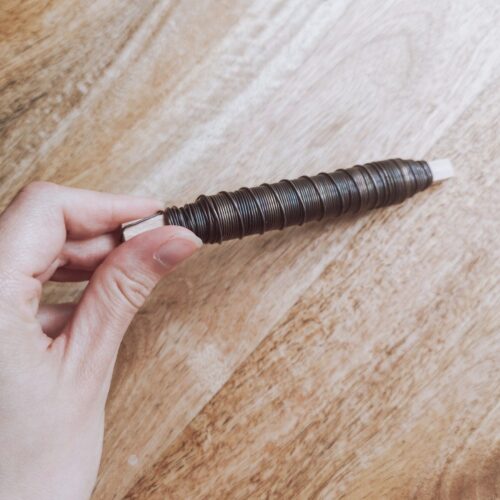 Drucik stalowy do makramowej tęczy