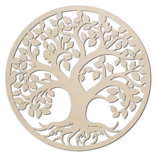 Obręcz DRZEWKO SZCZĘŚCIA do makramy – baza drewniana [20-30cm]