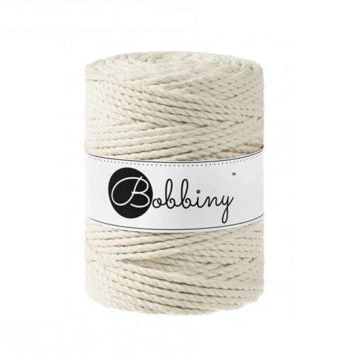 Sznurek 3PLY do makramy – naturalny 5mm