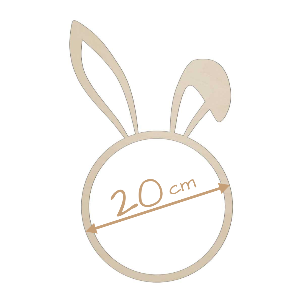 Obręcz z uszkami wielkanocnego zająca - obrazek 3