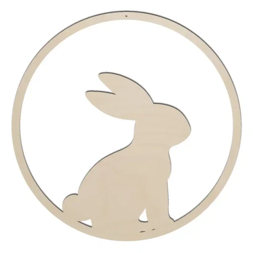 Obręcz ze wzorem zajączek wielkanocny