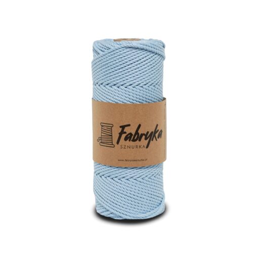 Sznurek do makramy 3PLY – błękitny 3mm