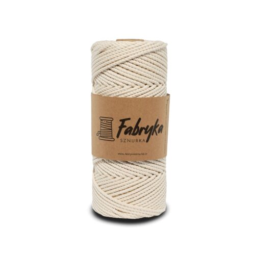 Sznurek do makramy 3PLY – naturalny 3mm
