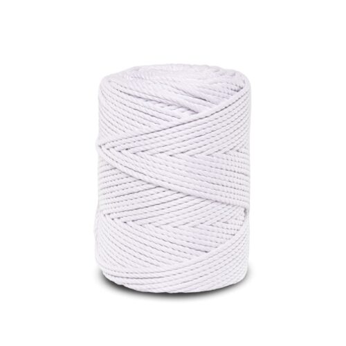 Sznurek do makramy 3PLY – biały 4mm