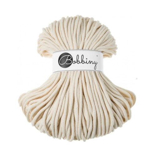 Sznurek pleciony do makramy – naturalny 5mm