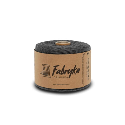 Sznurek skręcany pojedynczo – grafitowy 2mm