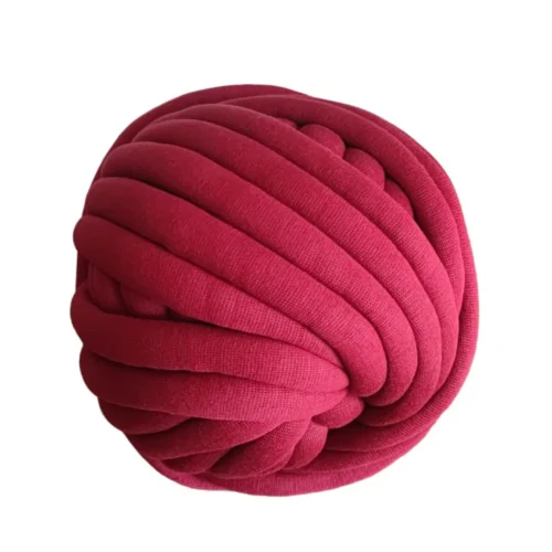 Włóczka Marshmallow – bordowa