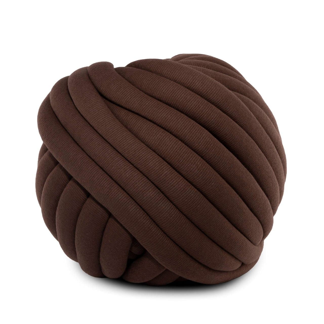 Włóczka Marshmallow - brązowa