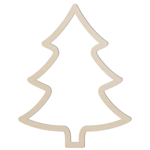 Baza obręcz drewniana Choinka klasyczna 3