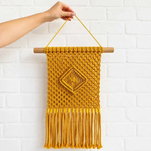 Makrama ścienna Livia – dekoracja boho handmade